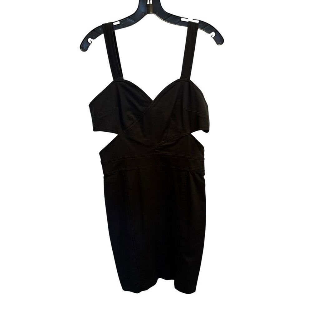 French Connection black cutout cocktail dress size 12